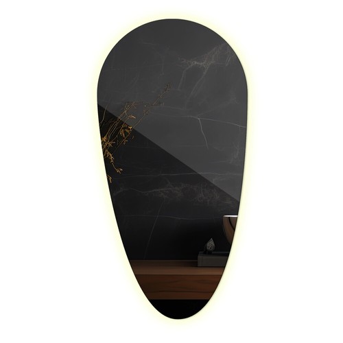 Specchio led irregolare con - irregolare,