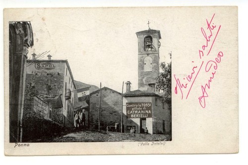 Cartolina ponna valle intelvi - ponna,