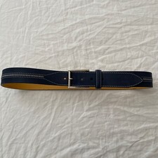 Harmont&Blaine cintura uomo tg.112cm(M/L) H&B pelle  blu bianca