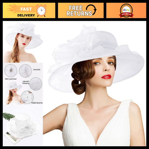 Elegante cappello organza - cappello,