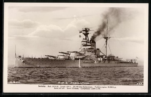 Nave guerra m - da, h.m.s