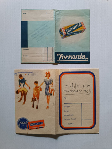 Ferrania gevaert portastampe - ferrania,