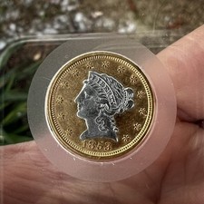 2 1/2 2,5 dollari USA 1853