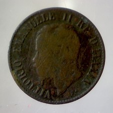 REGNO D'ITALIA 1 centesimo  1861 M