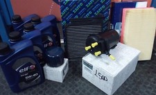 KIT TAGLIANDO 4 FILTRI 5 LITRI ELF 5W40 PER NISSAN MICRA 1.5 DCI DAL 2005 IN POI