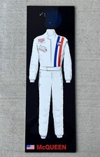 WOW!! Casco tuta 36 pollici McQueen Lemans Gulf FORMULA 1 F1 2 pezzi insegna HD