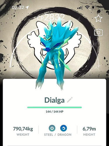 Pokémon shiny dialga go - pokémon,