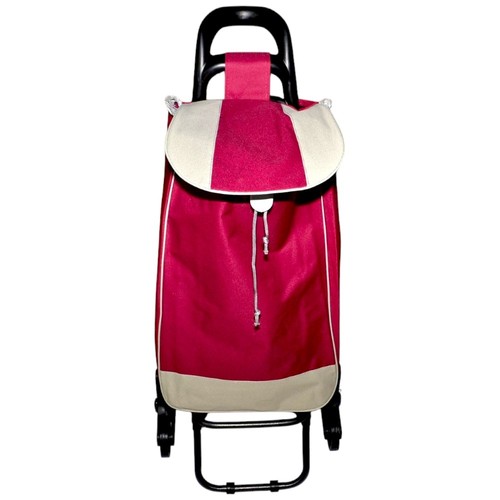Carrello per spesa con - con, tre