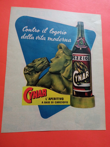 Pubblicita 1952 cynar - 1952,
