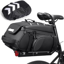 RAINSMORE Borsa Bici Posteriore 15L Portapacchi Bici Posteriore Impermeabile con