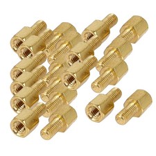 20pcs Brass Spacer Hexagonal
