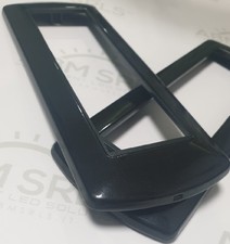 Placca 7 Posti in metallo Colore NERO METALLIZZATO bTicino LIVING International 