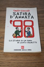 Emilio Giannelli Satira d'annata '98 BUR Corriere Vignette Copertina Flessibile
