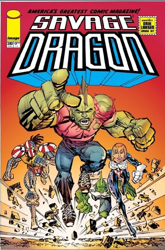 Savage dragon 280 cover - savage, nm