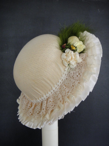 Cappello seta beige per - cappello,