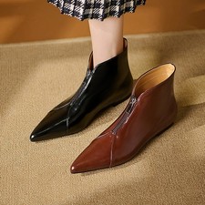 Stivaletti donna a punta vera