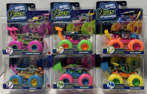 Hot wheels monster trucks neon - trucks,