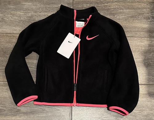 Giacca nike pile nero - nike, rosa