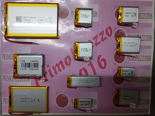 Batterie litio polimeri - a, di