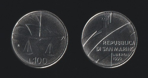 San marino 100 lire 1990 - 100,