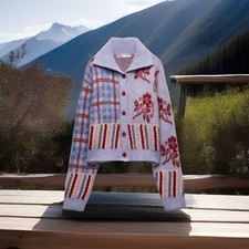 Cardigan Zara stampa lilla M 