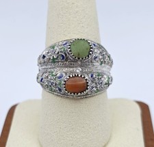 Anello antico vintage tibetano