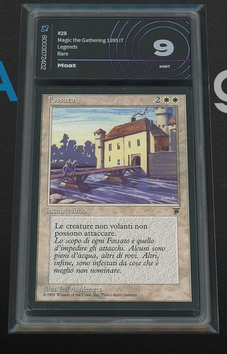 Mtg moat mint fossato graded - mtg,