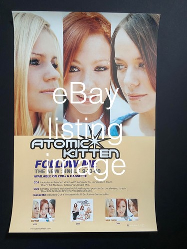 Atomic kitten follow - "follow, me"