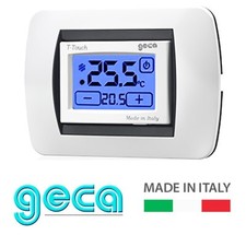 GECA 35301652 TERMOSTATO INCASSO TOUCH SCREEN DIGITALE BIANCO