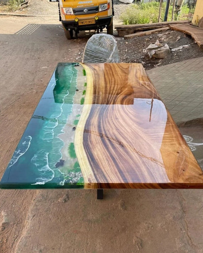 Luxury epoxy resin - luxury, ocean