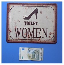Targa vintage "Toilet women"