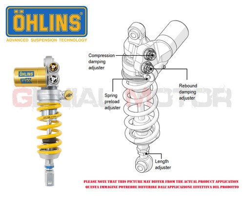 Ohlins ammortizzatore ttx - ammortizzatore, gp