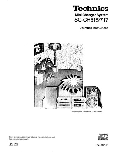 Technics ch515 ch404 - technics, rs-ch404