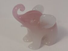 ARCHIMEDE SEGUSO MURANO ELEFANTE IN VETRO  OPALINO ANNI 50-60