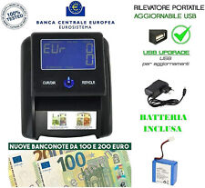 RILEVATORE BANCONOTE AGGIORNABILE PORTATILE INCLUSO ANCHE A BATTERA USB 2024