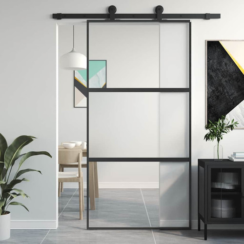 Porta interno nera 102 5x205 - porta,