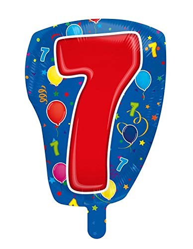 Palloncino numero anni - 7,