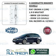 4 CANDELETTE MAGNETI MARELLI