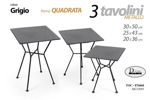 Tris tavolini tavolino - tris, 3