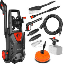 Hudson Idropulitrice Ad Alta Pressione Con Pompa in Alluminio, 1800 W, Max. 220 