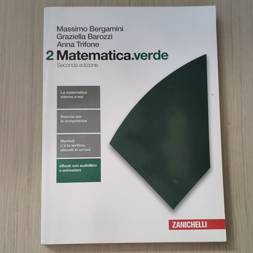 Zanichelli matematica verde - zanichelli, matematica.verde