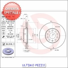 Coppia dischi freno BREMBO
