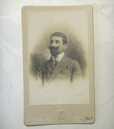 Antica foto cartonata - antica, '20