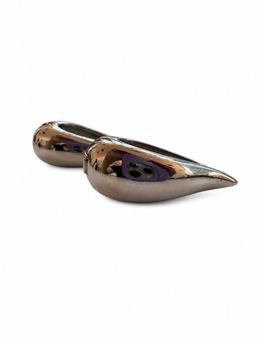 Moony silver orecchini - silver,