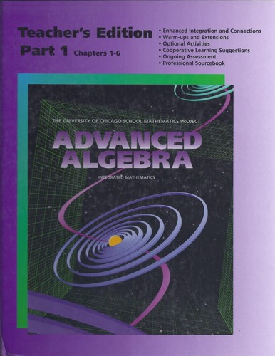 Ucsmp advanced algebra vol - advanced, algebra: