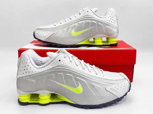 Nike shox silver volt - shox, r4