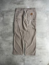 CARHARTT SINGLE KNEE LIGHT BROWN W36X32