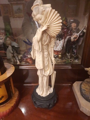 Antica statua geisha - statua,