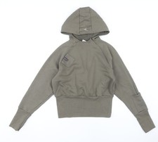 Felpa con cappuccio kaki