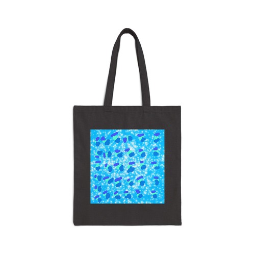 Borsa tote motivo - tote, blu